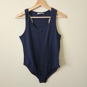 Zenana Bodysuit Navy XL